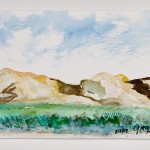 Valley, Summer, 8.5.09 (watercolor)