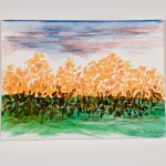 Trees with Yellow Leaves, 2009 (watercolor)